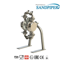 SANDPIPER Stainless Steel F15C 1½" (40mm) FDA-Compliant Sanitary Ball Valve AODD Pump