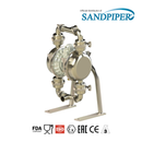 SANDPIPER Stainless Steel F20C 2" (50mm) FDA-Compliant Sanitary Ball Valve AODD Pump