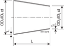 MERAH RK DN125/50 HSF2 1.4307