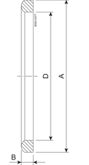 PAKET GASKET G DN80 NBR