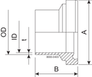 LINER BS DN80 H3 1.4307