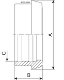 LINER EXP DN25 1.4301