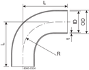 BEND 90 DN65 HSF3 1.4404
