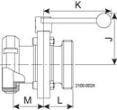 VALVE LKB F 63,5/2½" ISO W/W