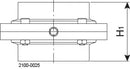 VALVE LKB-2 DN150 DIN W/W