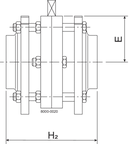 VALVE LKB F DN40 DIN W/W