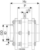 VALVE LKB F 63,5/2½" ISO W/W