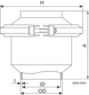 NRV LKC-2 ISO 25 EPDM 304L-CRT