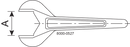 TOOL SPANNER HEXAGON NUT 76.1-